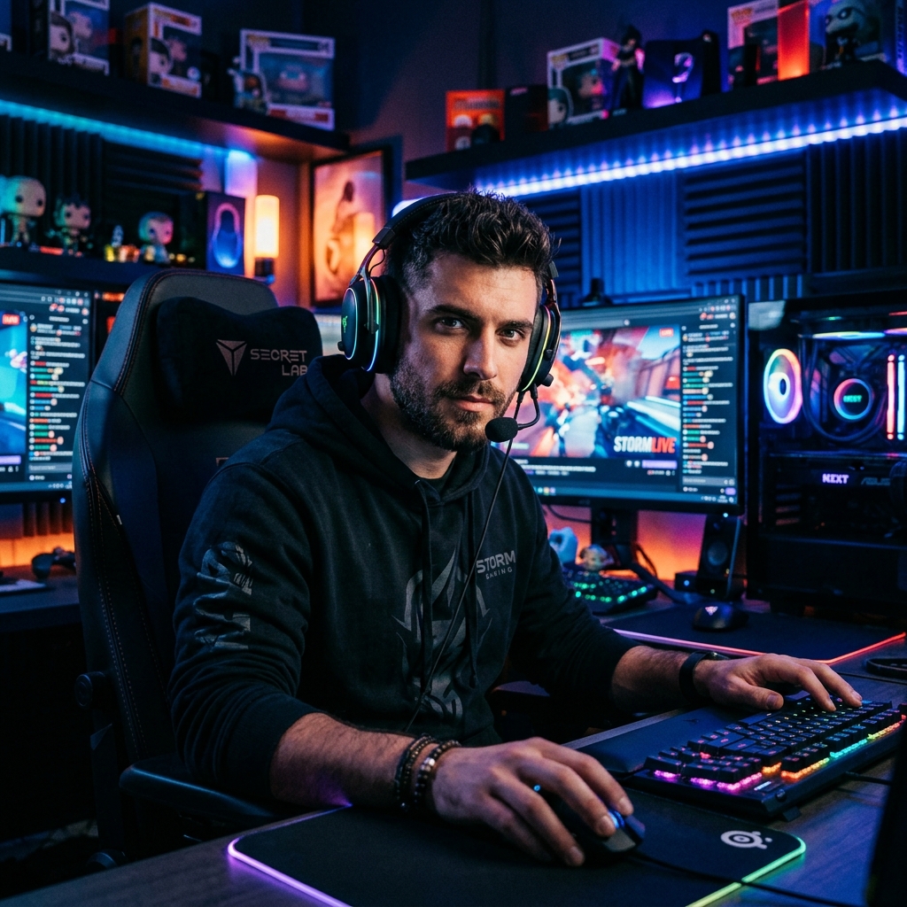 Gaming influencer profile